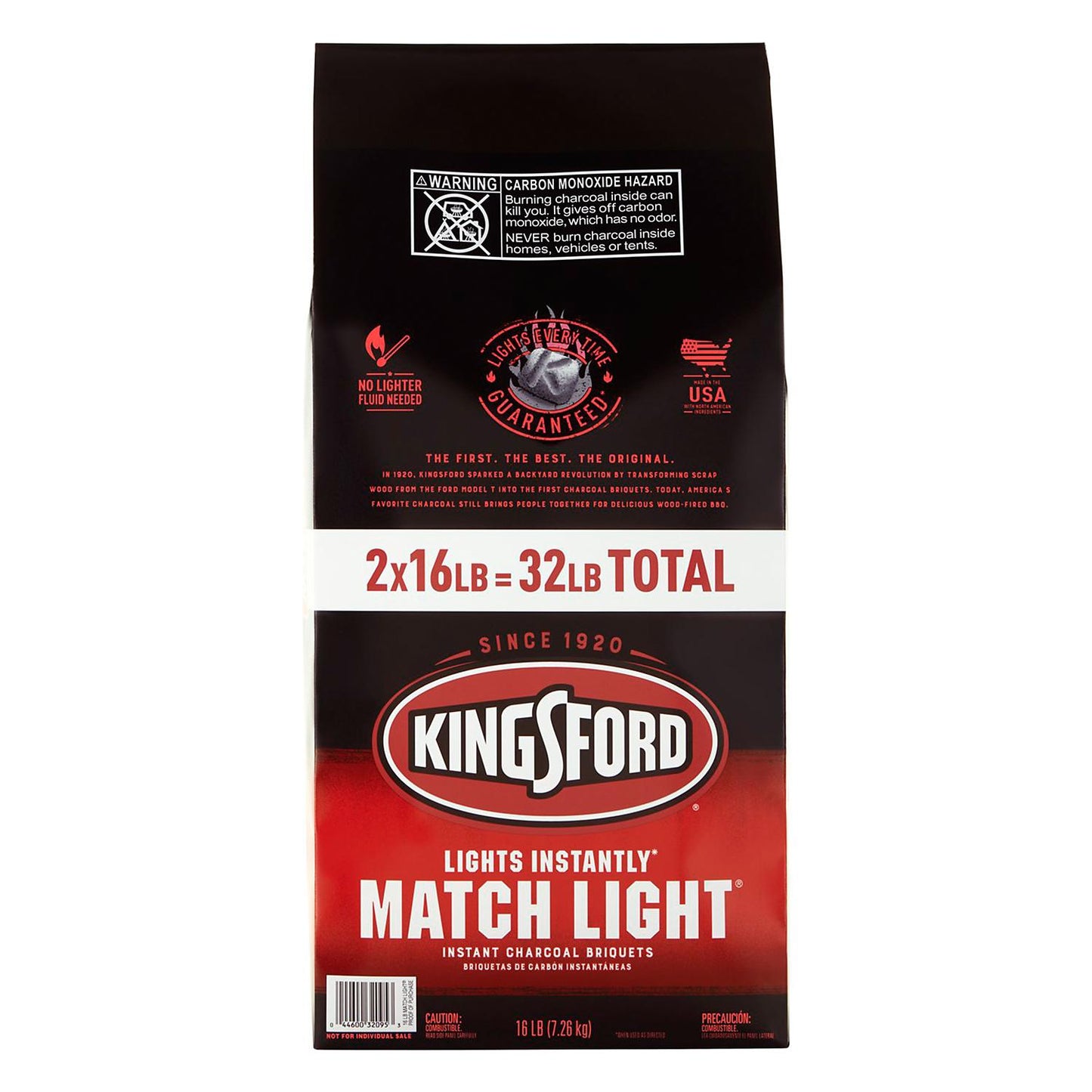 Kingsford Match Light Instant Charcoal Briquets (15.4 lb. bags, 2 ct.)