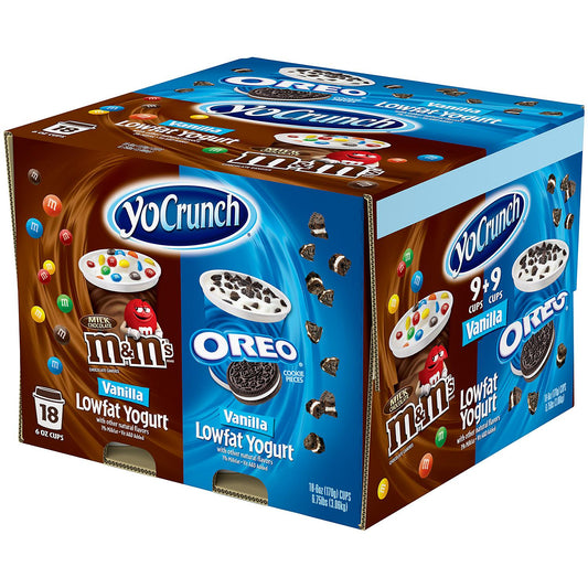 YoCrunch Yogurt Variety Pack (6 oz. cups, 18 pk.)