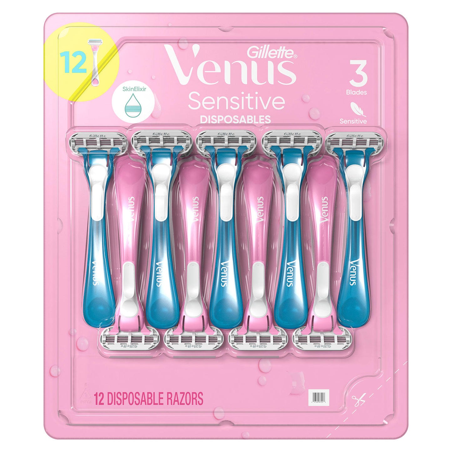 Gillette Venus Sensitive Disposable Razors (12 ct.)
