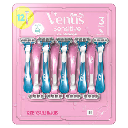 Gillette Venus Sensitive Disposable Razors (12 ct.)