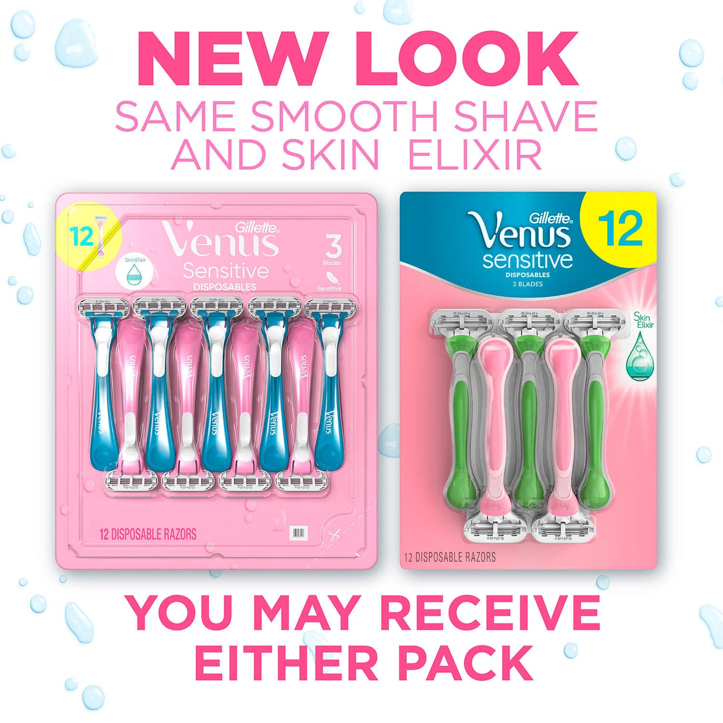 Gillette Venus Sensitive Disposable Razors (12 ct.)