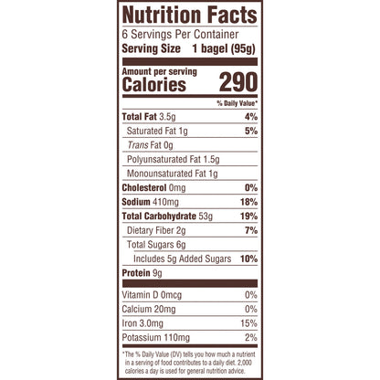 Thomas' Everything Soft and Chewy Bagels (18oz / 2pk)