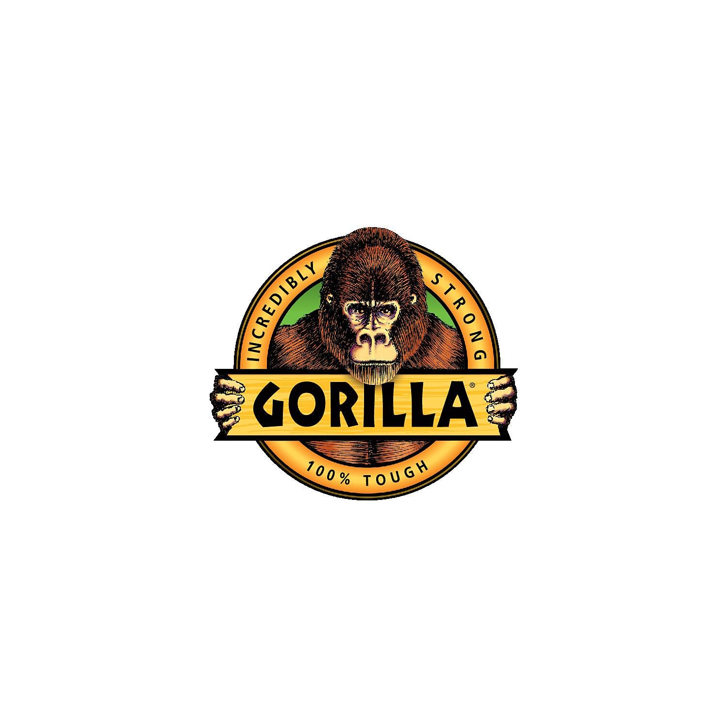 Gorilla Clear Grip, Gorilla Clear Grip is a flexible, fast-setting,  crystal clear contact adhesive that creates a strong, permanent bond. Gorilla  Clear Grip is paintable and