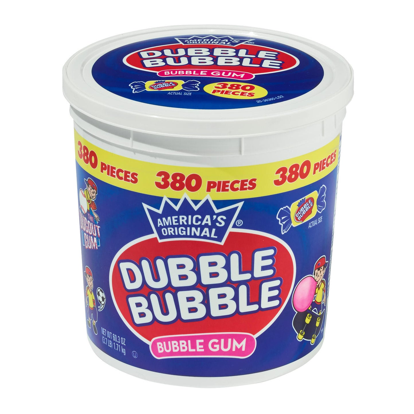 Dubble Bubble Bubble Gum (4.41lbs.)