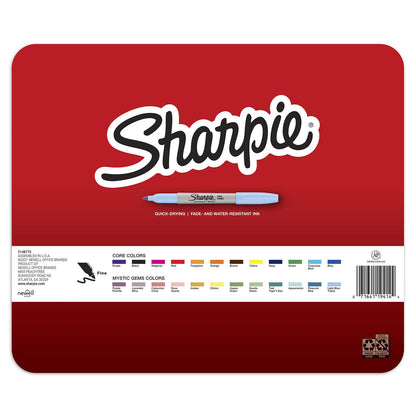 Sharpie - Permanent Marker, Fine, Assorted Colors , 24 Count