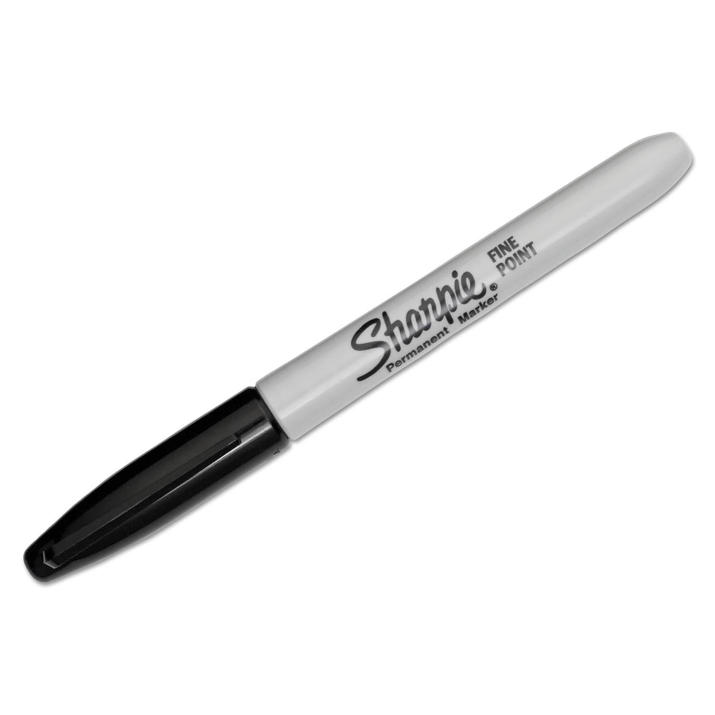 Sharpie Permanent Fine Tip Markers, Black (Pack of 24)
