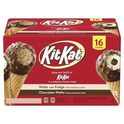 Kit Kat Drumstick Ice Cream Cones Variety Pack, Frozen (16 ct.)