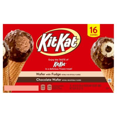 Kit Kat Drumstick Ice Cream Cones Variety Pack, Frozen (16 ct.)