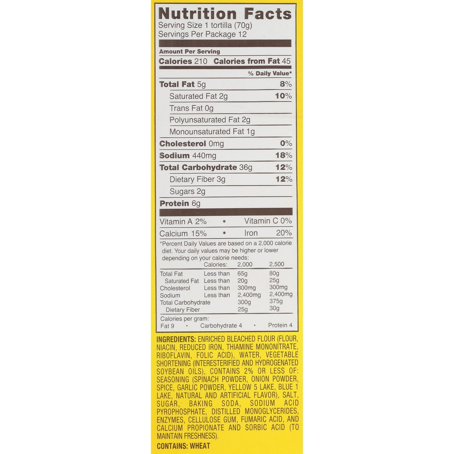 Mission Garden Spinach Herb Wraps (24 ct., 30 oz.)
