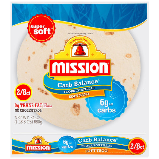 Mission Carb Balance Soft Taco Flour Tortillas (16 ct., 54 oz.)