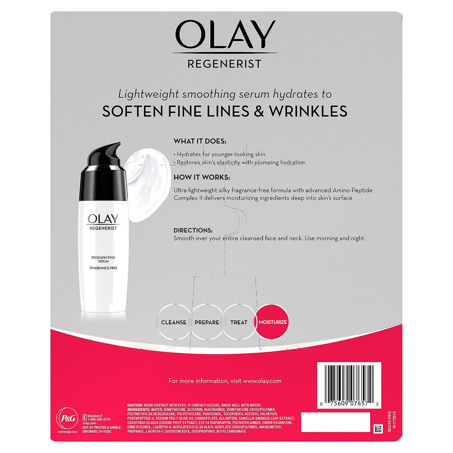 Olay Regenerist Serum, Fragrance Free (3.9 fl. oz.)