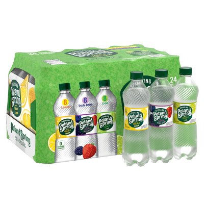 Poland Spring Assorted Flavor Sparkling Natural Spring Water, 24 pk./16.9 oz.