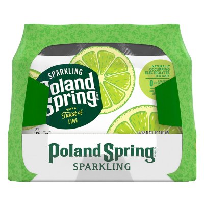 Poland Spring Assorted Flavor Sparkling Natural Spring Water, 24 pk./16.9 oz.