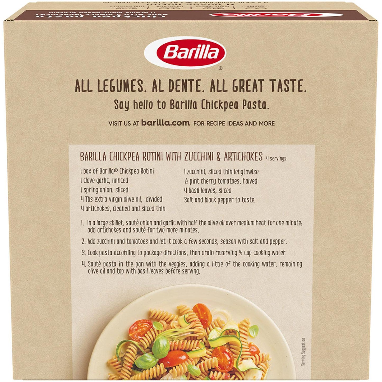 Barilla Chickpea Rotini Pasta (8.8 oz., 4 pk.)