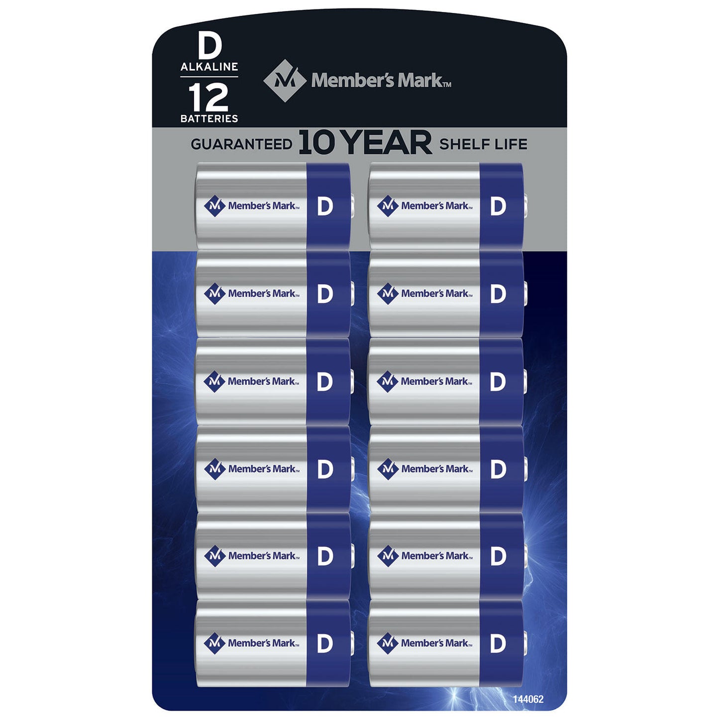 Member's Mark Alkaline D Batteries (12 Pack)