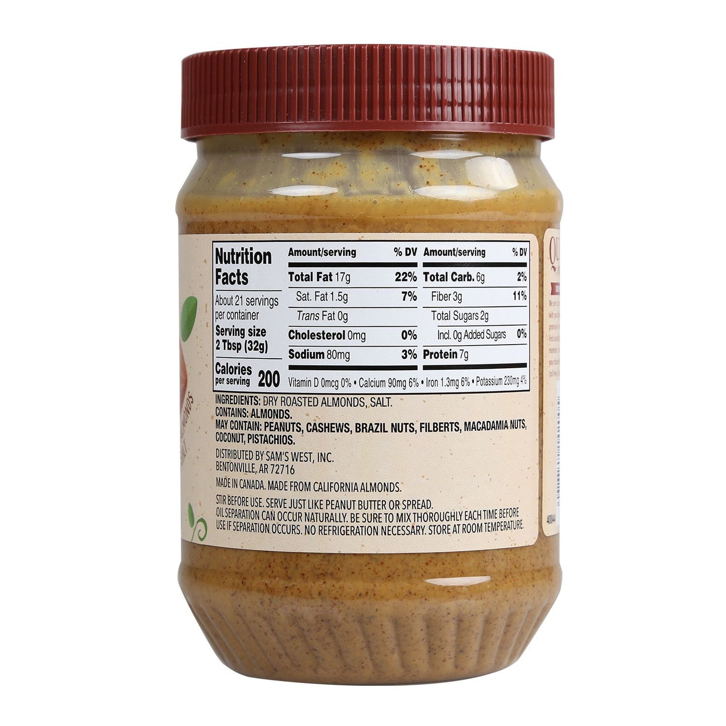 Almond Butter (24 oz. jar)