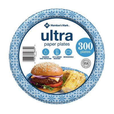 Ultra Paper Plate, 8-1/2" (300 ct.)