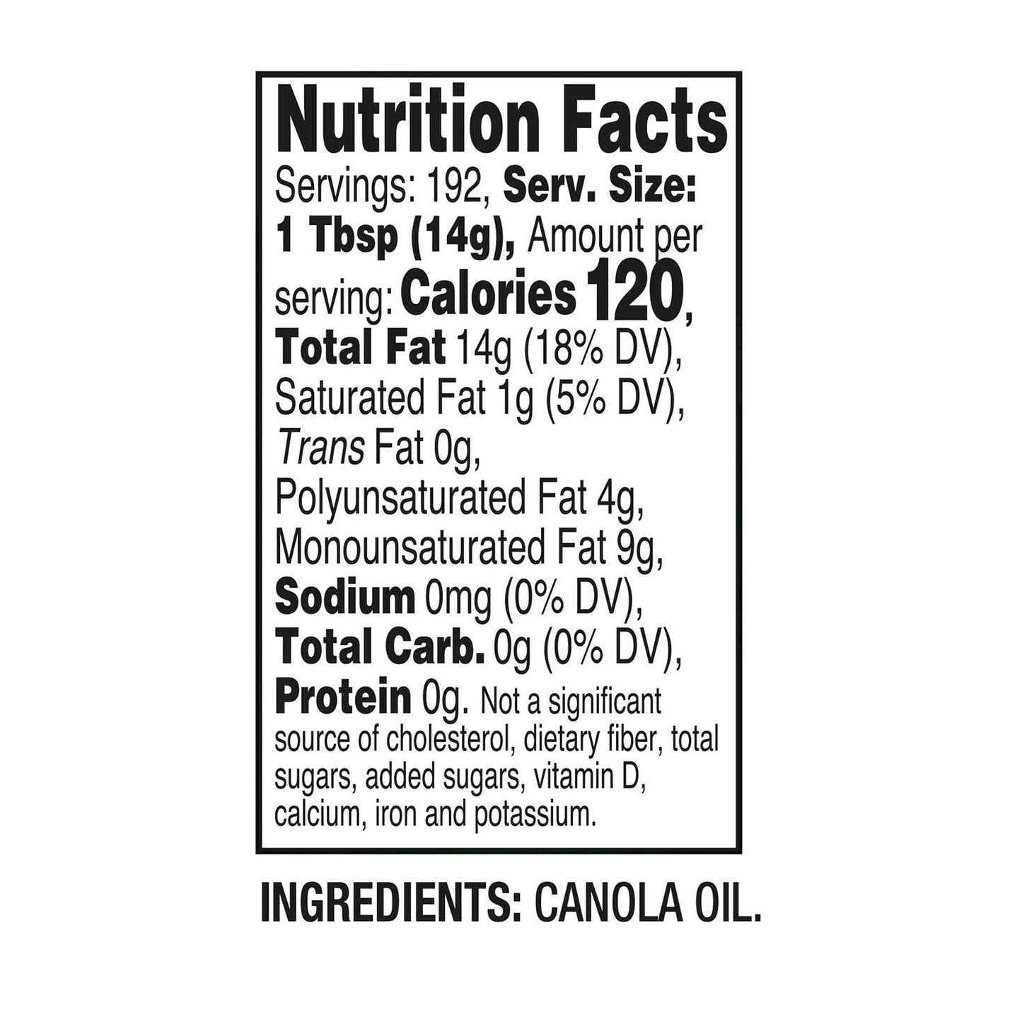 Canola Oil (3 qt., 2 ct.)