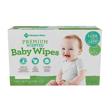 Premium Scented Baby Wipes (1152 ct.)
