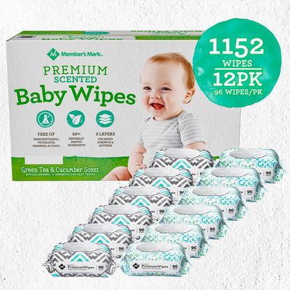 Premium Scented Baby Wipes (1152 ct.)