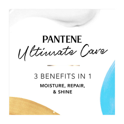 Pantene Pro-V Ultimate Care Moisture + Repair + Shine Shampoo for Damaged Hair and Split Ends (38.2 fl. oz .)