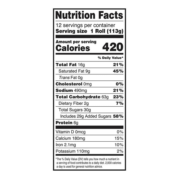 Big Texas Cinnamon Roll (4 oz., 12 pk.)