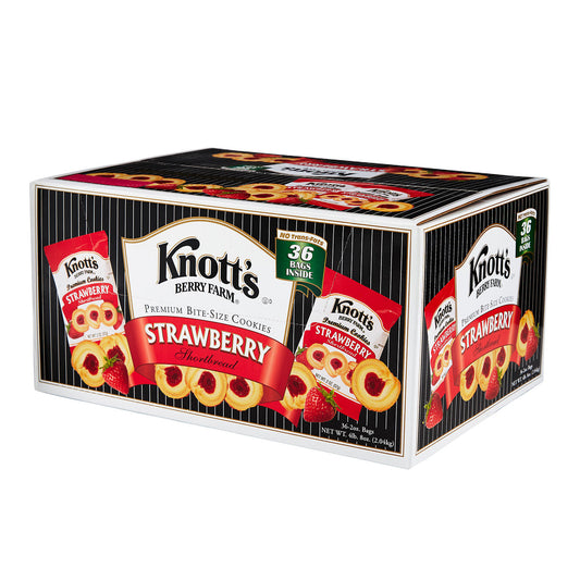 Knott's Berry Farm Strawberry Shortbread Cookies (2 oz., 36 pk.)