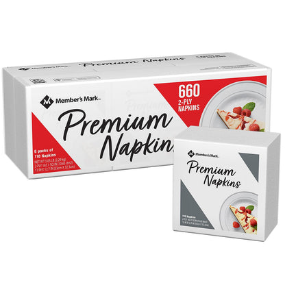 Everyday Premium  Napkins, (comparable to Vanity Fair)2-Ply (660 ct.)