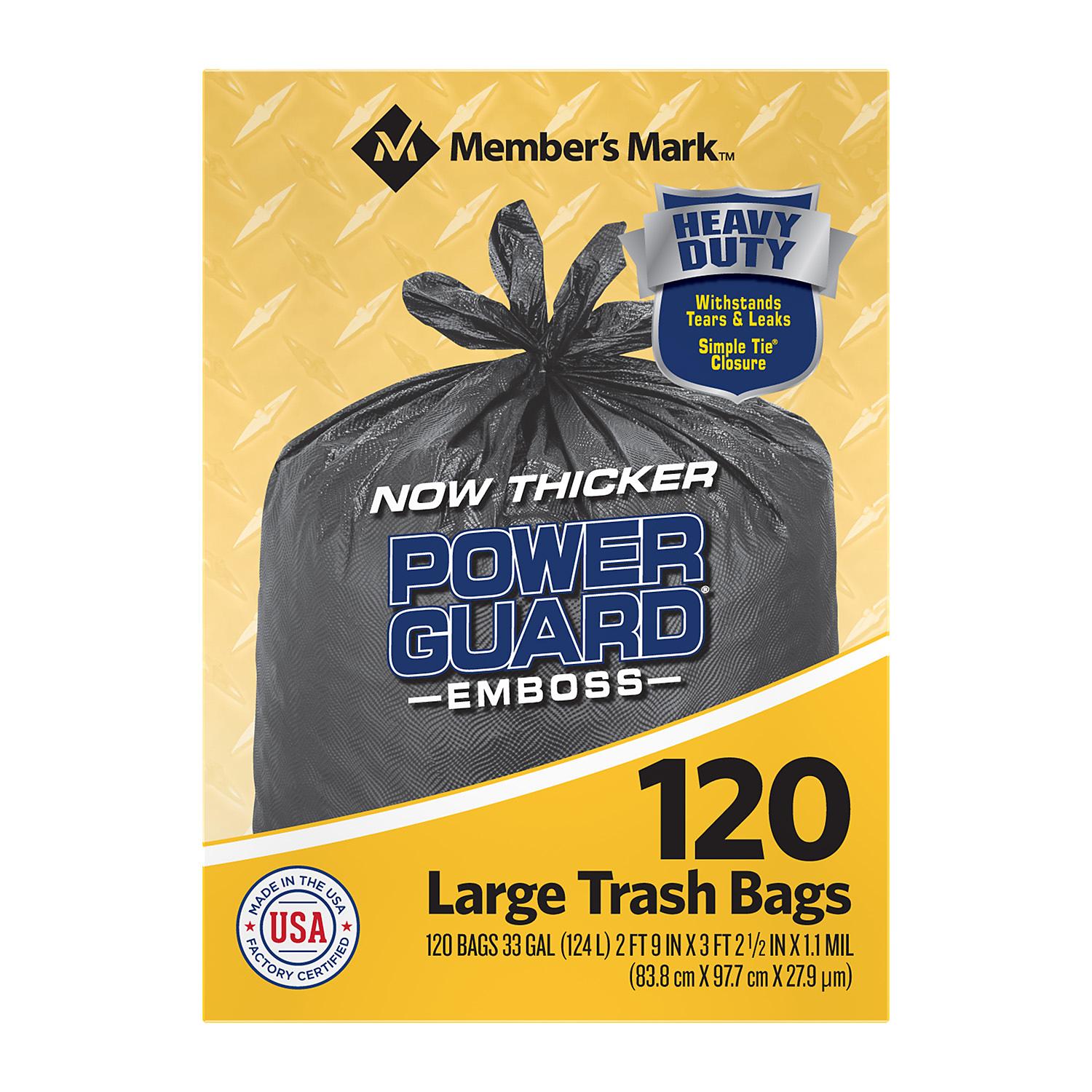 90 gallon trash bags, Certified