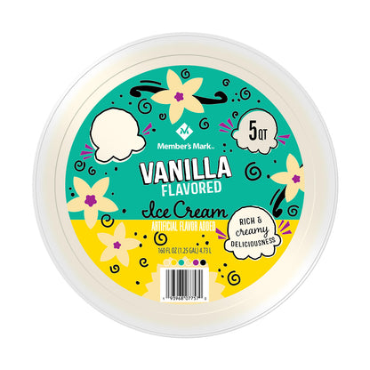 Member's Mark Vanilla Ice Cream Pail (5 qts.)