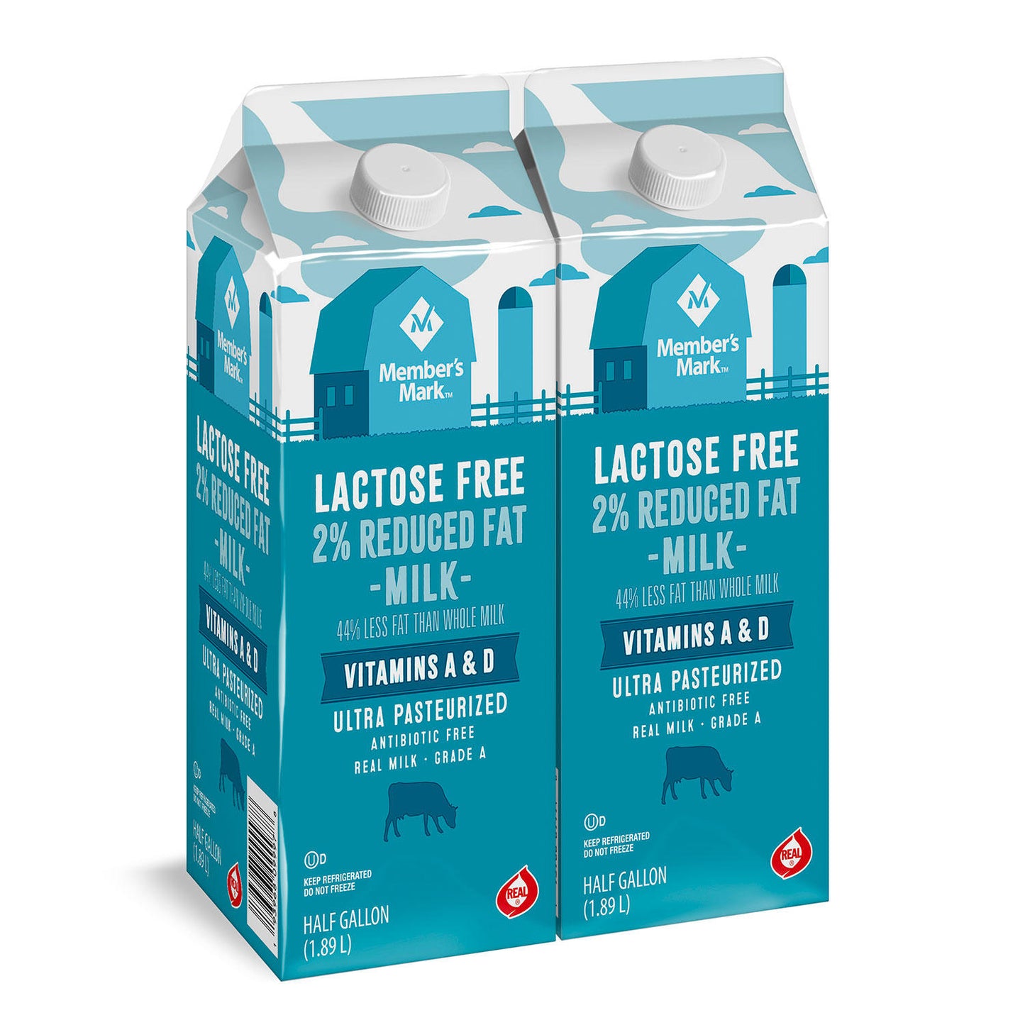 Member's Mark Lactose Free 2% Reduced Fat Milk (2 pk.)