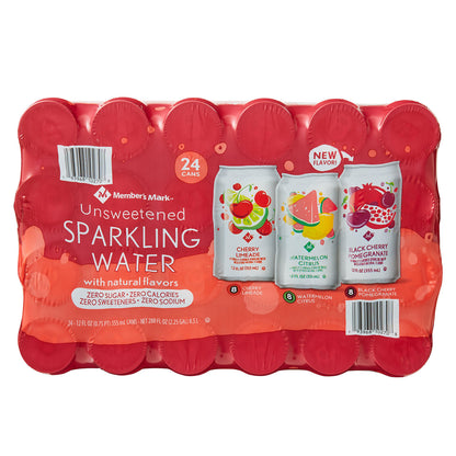 Unsweetened Sparkling Water Variety Pack (12 fl. oz. 24 pk.)