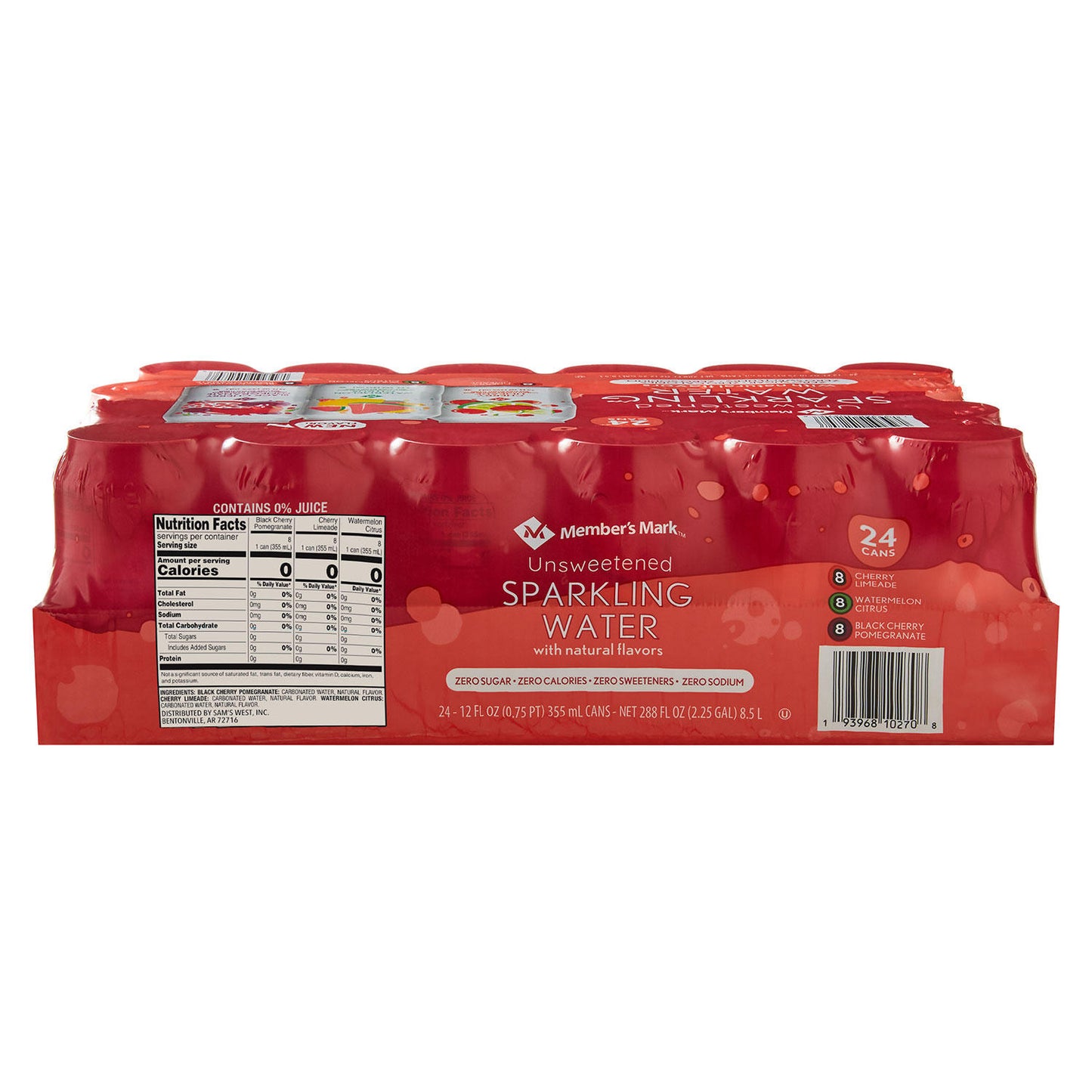 Unsweetened Sparkling Water Variety Pack (12 fl. oz. 24 pk.)