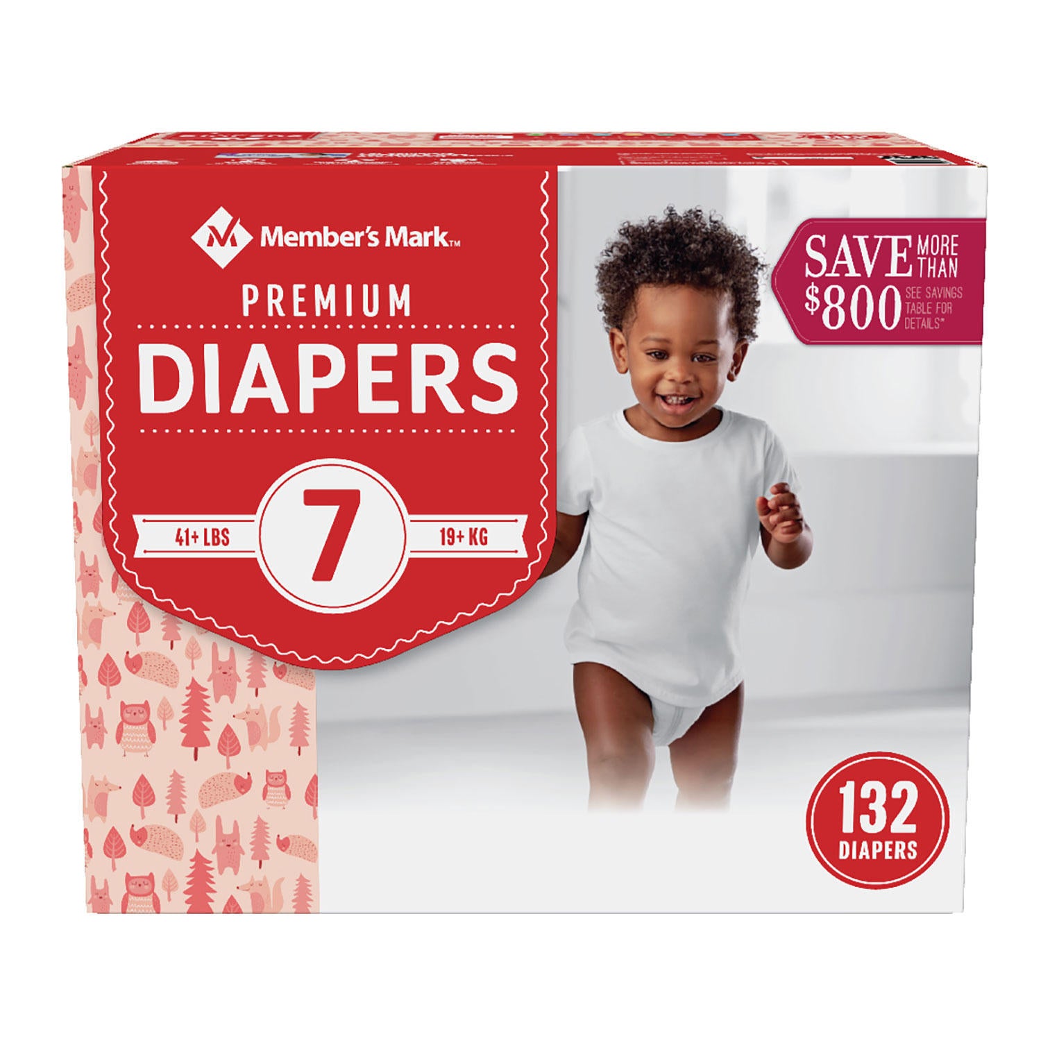 Pampers Diapers, 7 (41+ lb), Super Pack, Search