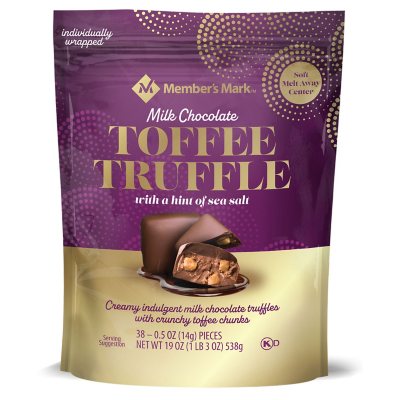 Milk Chocolate Toffee Truffle with Sea Salt (19 oz.)