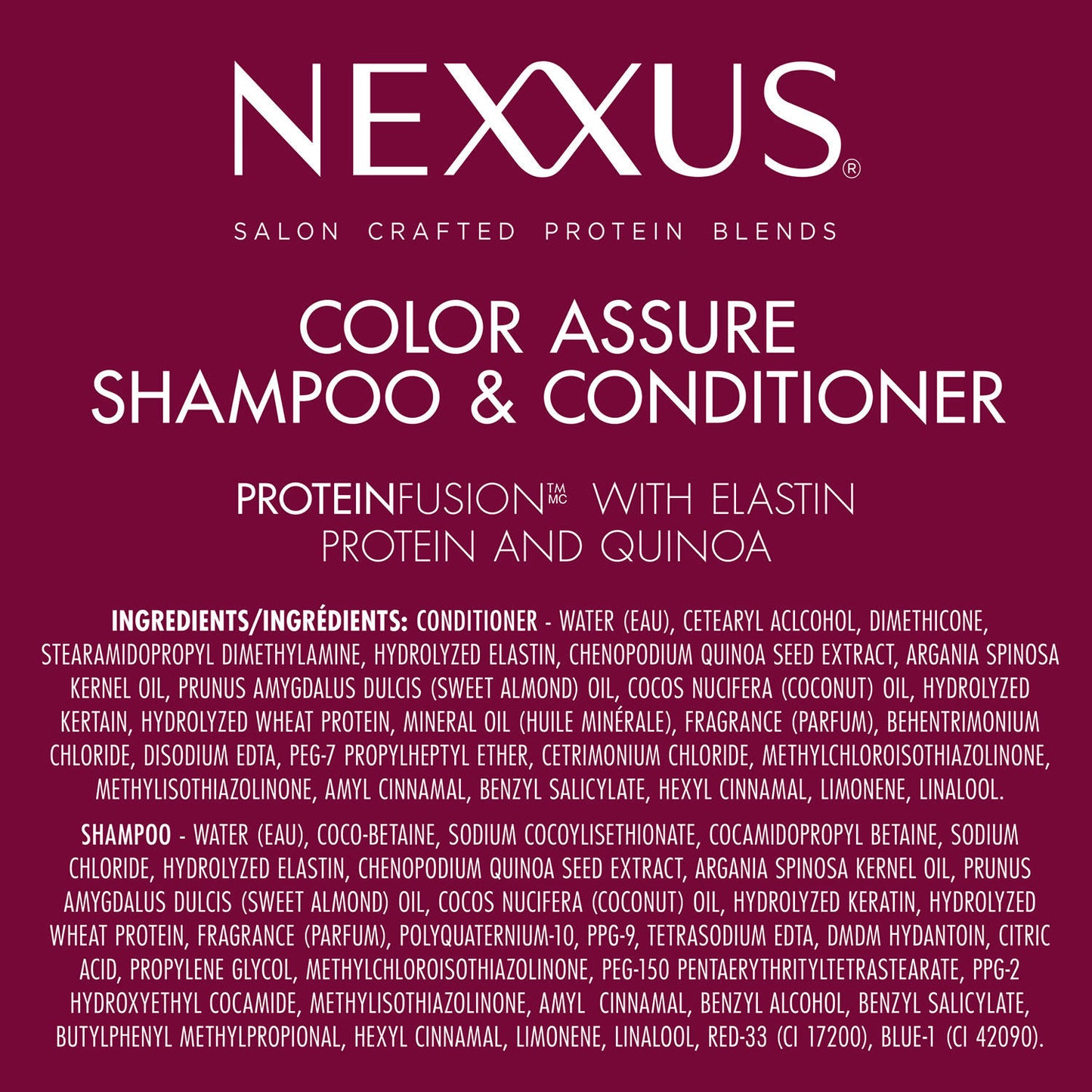 Nexxus Color Assure Shampoo and Conditioner (33.8 fl. oz., 2 pk.)