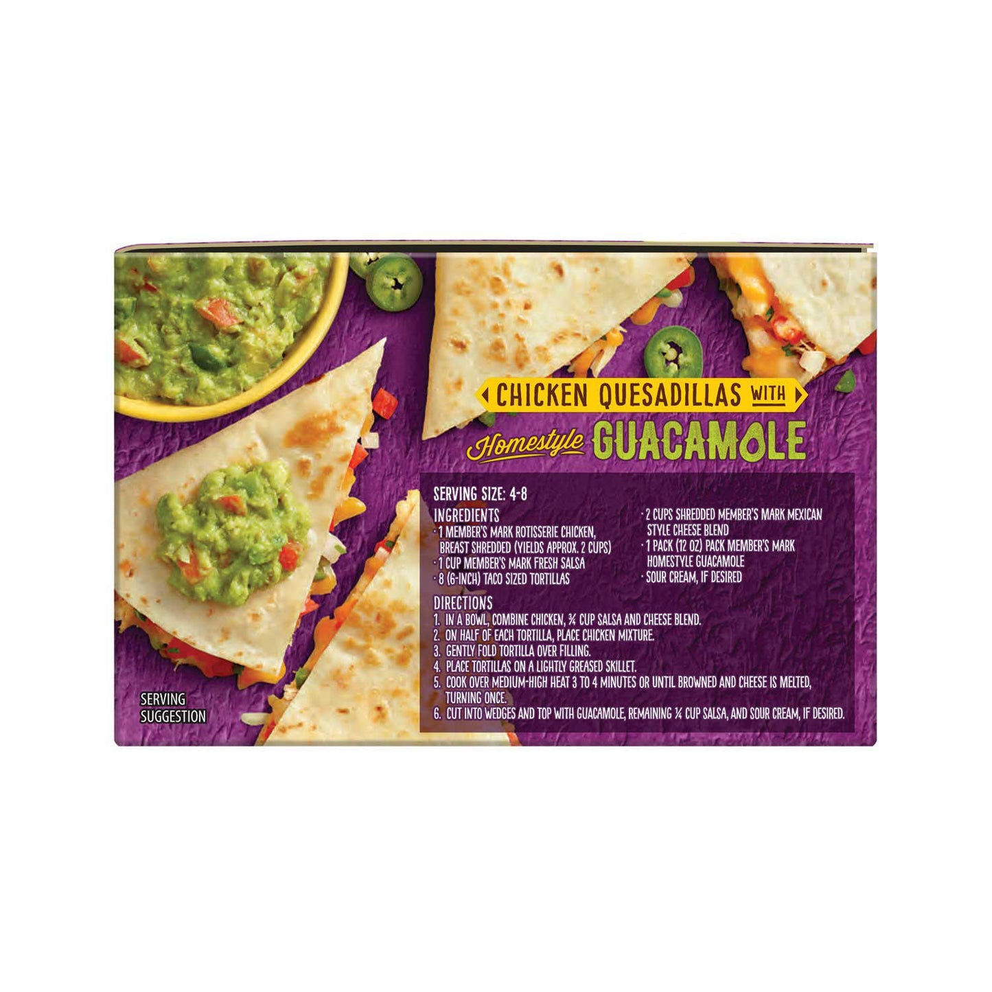 Member's Mark Homestyle Chunky Guacamole (3 pouches)