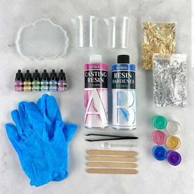 ArtSkills DIY Epoxy Resin Arts & Crafts Activity Kit, 27 Pcs