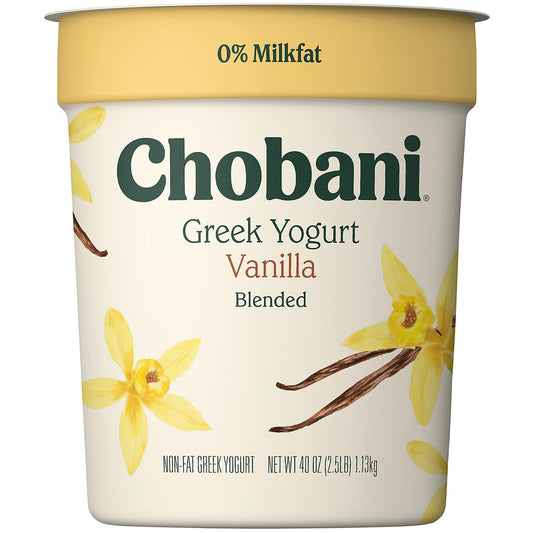 Chobani Vanilla Nonfat Greek Yogurt (40 oz.)