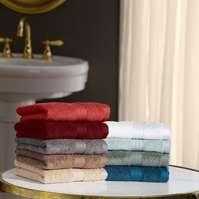 Hotel Luxury Reserve Collection 100% Cotton Luxury Washcloth 13" x 13", 2 pack (Assorted Colors)