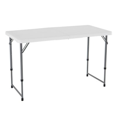 Lifetime 4' Fold-in-Half Adjustable Table