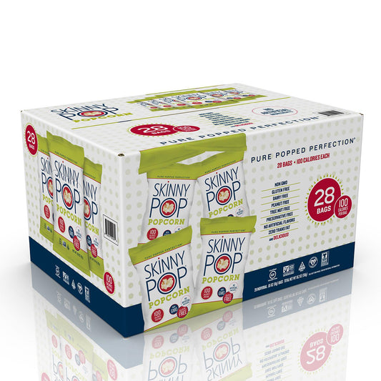 SkinnyPop Popcorn Snack Bags (0.65 oz., 28 ct.)