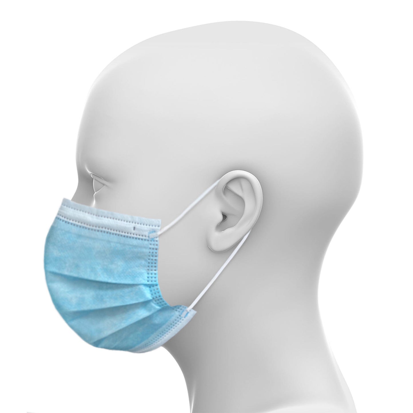 Disposable Face Mask with Elastic Ear Loops (50 ct.)