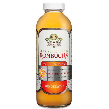 GT'S Organic Raw Kombucha Gingerade (16 oz. bottle, 6 pk.)