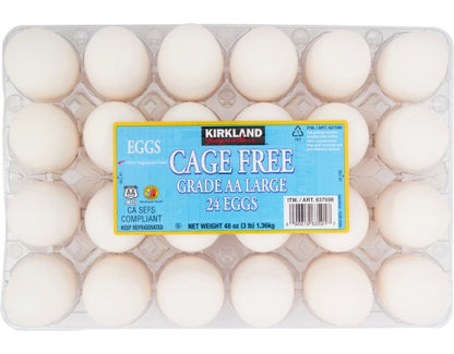 Kirkland Signature Cage Free Eggs, 24 ct