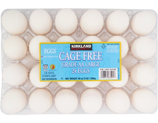 Kirkland Signature Cage Free Eggs, 24 ct