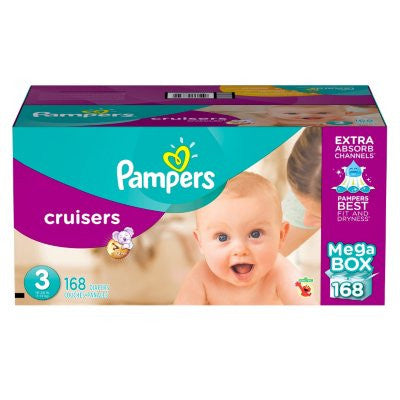 Pampers Cruisers Diapers (Choose Your Size)