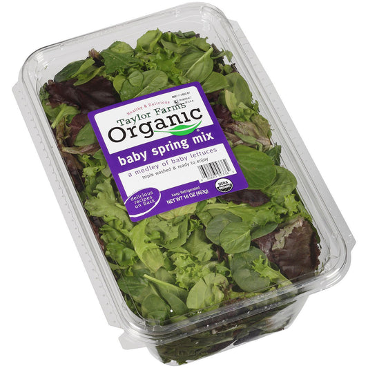 Taylor Farms Organic Baby Spring Mix (16 oz.)