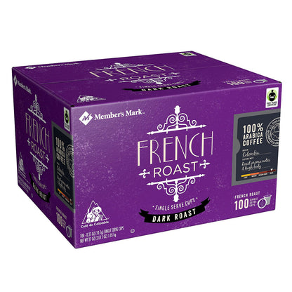 Member's Mark Coffee Single-Serve Cups, French Roast (100 ct.)