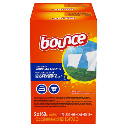 Bounce Fabric Softener Dryer Sheet Outdoor Fresh (2 x 160 ct.)
